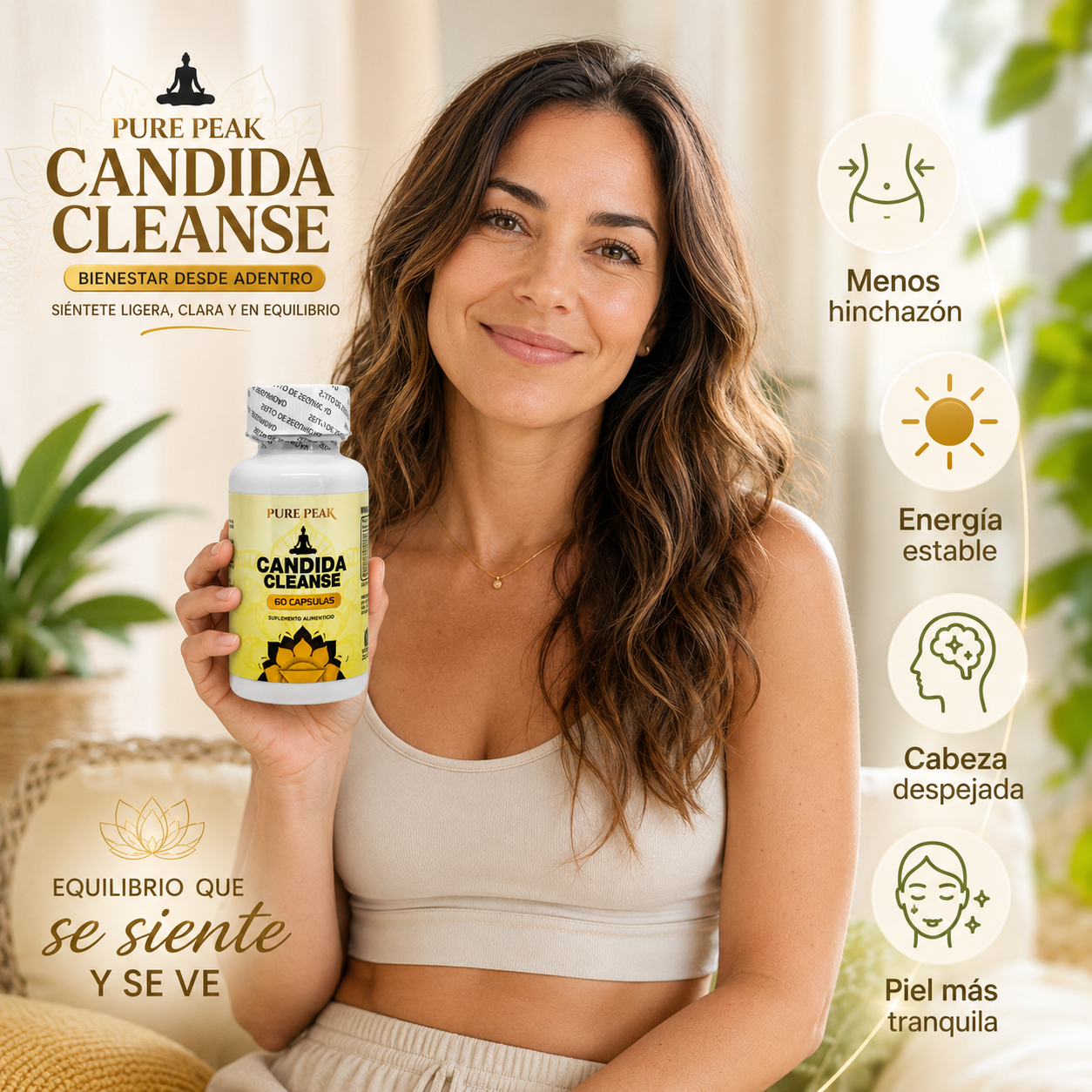 Candida Cleanse - Apoyo natural para tu flora intestinal e hinchazón 🌿