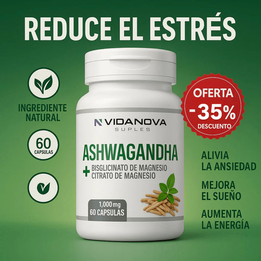 Ashwagandha + Magnesio 1000mg 60 CAPS